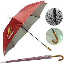 Brown Color Advertising Kargil Umbrella with Water Cap